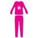 Les princesses Disney pyjama en flanelle de coton - pyjama épais pour l'hiver - rose - 116
