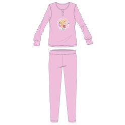   Les princesses Disney pyjama en flanelle de coton - pyjama épais pour l'hiver - rose clair - 104