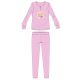 Les princesses Disney pyjama en flanelle de coton - pyjama épais pour l'hiver - rose clair - 104