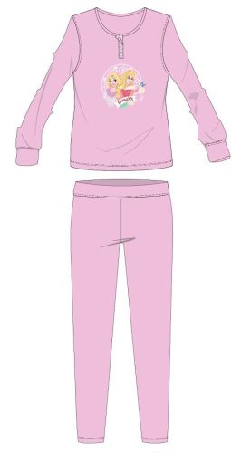 Les princesses Disney pyjama en flanelle de coton - pyjama épais pour l'hiver - rose clair - 110