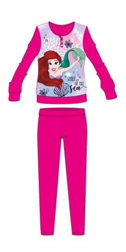 Pyjama en coton d'hiver Disney Princesses - pyjama interlock - rose - 98
