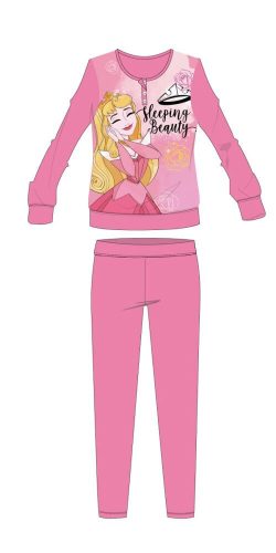 Pyjama en coton d'hiver Disney Princesses - pyjama interlock - rose - 110