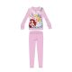 Pyjama en coton d'hiver Disney Princesses - pyjama interlock - rose clair - 104