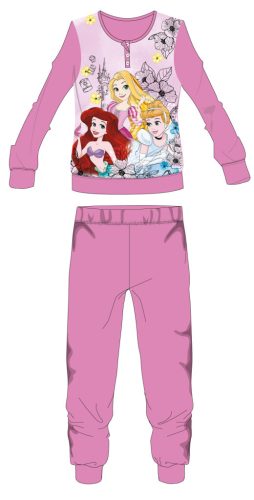 Pyjama polaire Disney Princesses - pyjama épais d'hiver pour enfants - rose - 116