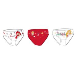   Lot de 3 culottes en coton pour fillette à thème de Noël Disney Princesses - 3 pièces