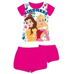   Disney Princesses ensemble d'été en coton - ensemble t-shirt-short - rose - 116