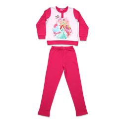   Pyjama d'hiver en flanelle pour enfants - Princesses - rose - 122