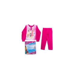   Pyjama enfant mince et long en coton - Princesses Disney - 116 - rose