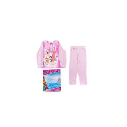   Pyjama enfant mince et long en coton - Princesses Disney - 122 - rose clair