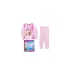 Pyjama enfant mince et long en coton - Princesses Disney - 122 - rose clair