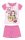 Pyjama d'été en jersey en coton à manches courtes pour enfants Disney Princesses - rose - 104