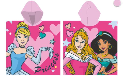 Poncho Princesses Disney à séchage rapide - 55x110 cm