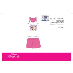   Disney Princess summer sleeveless children's pajamas - cotton pajamas - pink