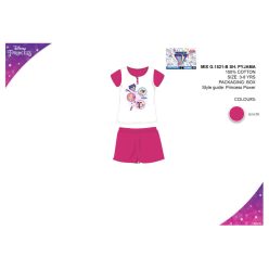   Pyjama en coton à manches courtes pour enfants Disney Princesses - rose