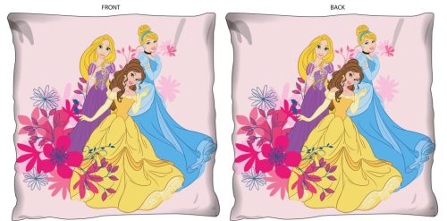Coussin Princesses Disney, coussin décoratif - 40 x 40 cm