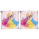 Coussin Princesses Disney, coussin décoratif - 40 x 40 cm