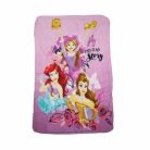 Princesses couverture polaire pour petite fille - 100 x 150 cm - rose