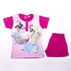   Pyjama en coton à manches courtes pour enfants - Princesses Disney - rose - 98