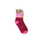 Chaussettes pour enfants avec antidérapant - Princesses Disney - peluche - bordeaux-rose - 31-34