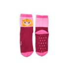 Chaussettes pour enfants avec antidérapant - Princesses Disney - peluche - bordeaux-rose - 31-34
