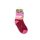Chaussettes pour enfants avec antidérapant - Princesses Disney - peluche - motif Belle - bordeaux-rose clair - 31-34