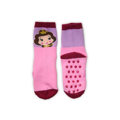 Chaussettes pour enfants avec antidérapant - Princesses Disney - peluche