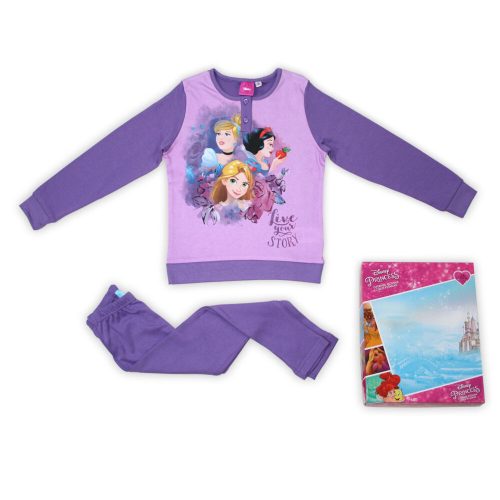 Pyjama en coton d'hiver pour enfants - Princesses Disney