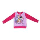 Téli pamut gyerek pizsama - Disney Hercegnők - pink - 122