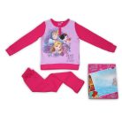 Pyjama en coton d'hiver pour enfants - Princesses Disney - rose - 98