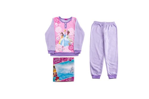 Pyjama en flanelle pour enfants - Disney Princess - violet clair - 122