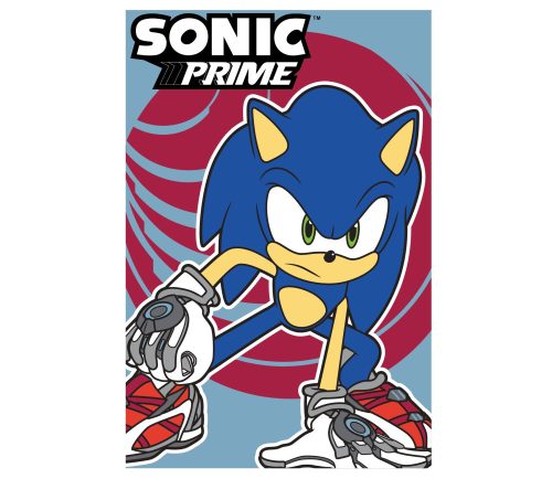 Couverture polaire Sonic le hérisson - 100 x 150 cm