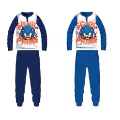 Pyjama en jersey en coton Sonic - bleu foncé - 110