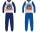 Pyjama en jersey en coton Sonic - bleu foncé - 110
