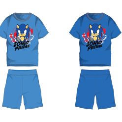   Ensemble d'été en coton Sonic - ensemble t-shirt-short - bleu moyen - 104