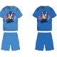 Ensemble d'été en coton Sonic - ensemble t-shirt-short - bleu moyen - 104
