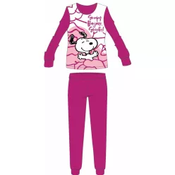   Pyjama en coton fin pour femme Snoopy - pyjama en jersey - rose