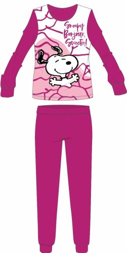 Pyjama en coton fin pour femme Snoopy - pyjama en jersey - rose