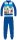 Pyjama fin en coton pour enfants Snoopy - pyjama en jersey - bleu moyen - 104