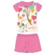 Pyjama d'été en coton à manches courtes Snoopy - pyjama en jersey pour enfants - rose - 110
