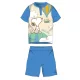 Pyjama d'été en coton à manches courtes Snoopy - pyjama en jersey pour enfants - bleu clair - 110
