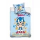 Ensemble de literie SONIC OLD SKOOL 1991 140x200+65x65 100% coton