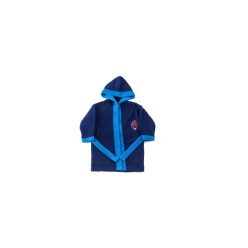   Peignoir enfant - à capuche en microfibre - Spiderman - 122-128 - bleu foncé