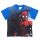T-shirt à manches courtes Spiderman pour garçon - t-shirt en coton - bleu moyen_116