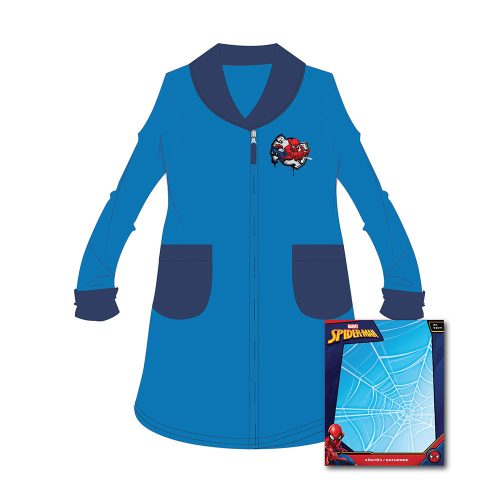 Peignoir pour enfants - corail - Spiderman - 110 - bleu moyen