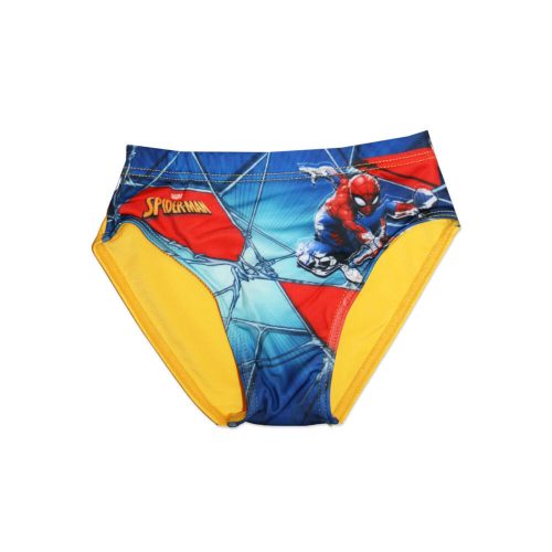 Short de bain Spiderman pour garçons - avec inscription Spiderman - jaune - 110