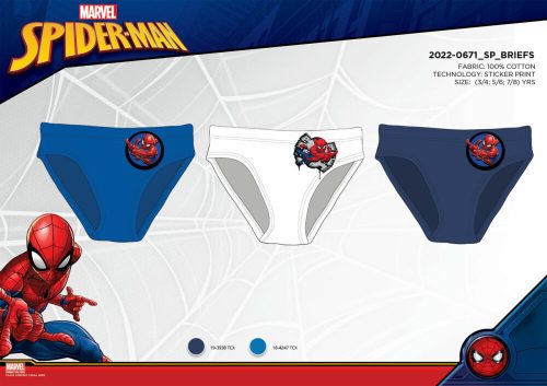3 pièces de caleçons en coton pour garçon - Spiderman