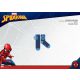 Chaussettes en peluche antidérapantes Spiderman pour enfants - bleu foncé-bleu clair-bleu - 23-26