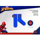 Chaussettes d'hiver chaudes antidérapantes Spiderman pour enfants - chaussettes sherpa - bleu foncé - 23-26