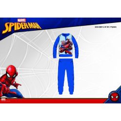   Pyjama d'hiver en interlock de coton pour enfants - Spiderman - bleu moyen - 104