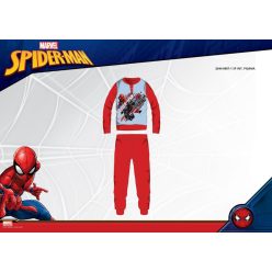   Pyjama d'hiver en interlock de coton pour enfants - Spiderman - rouge - 128